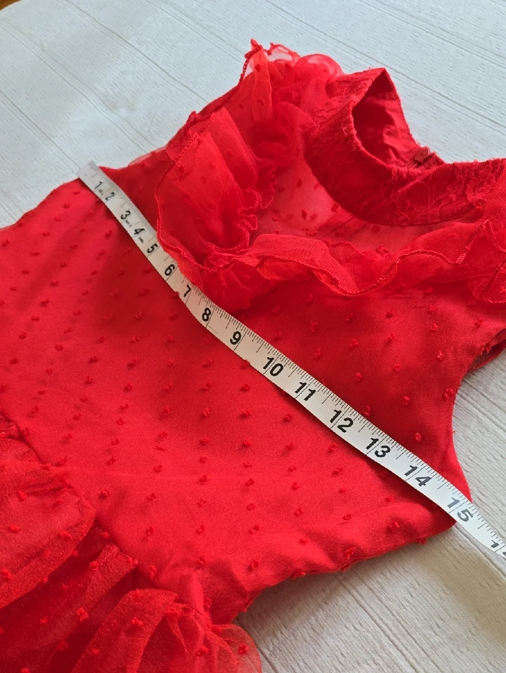 Girls Red Gothic Bride Costume Set Size 150 (Approx 10 -12)